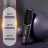 Negative ion LCD digital display constant-temperature hair care comb, dual-purpose for both home and dormitory use, a portable lazy person's splint details Picture